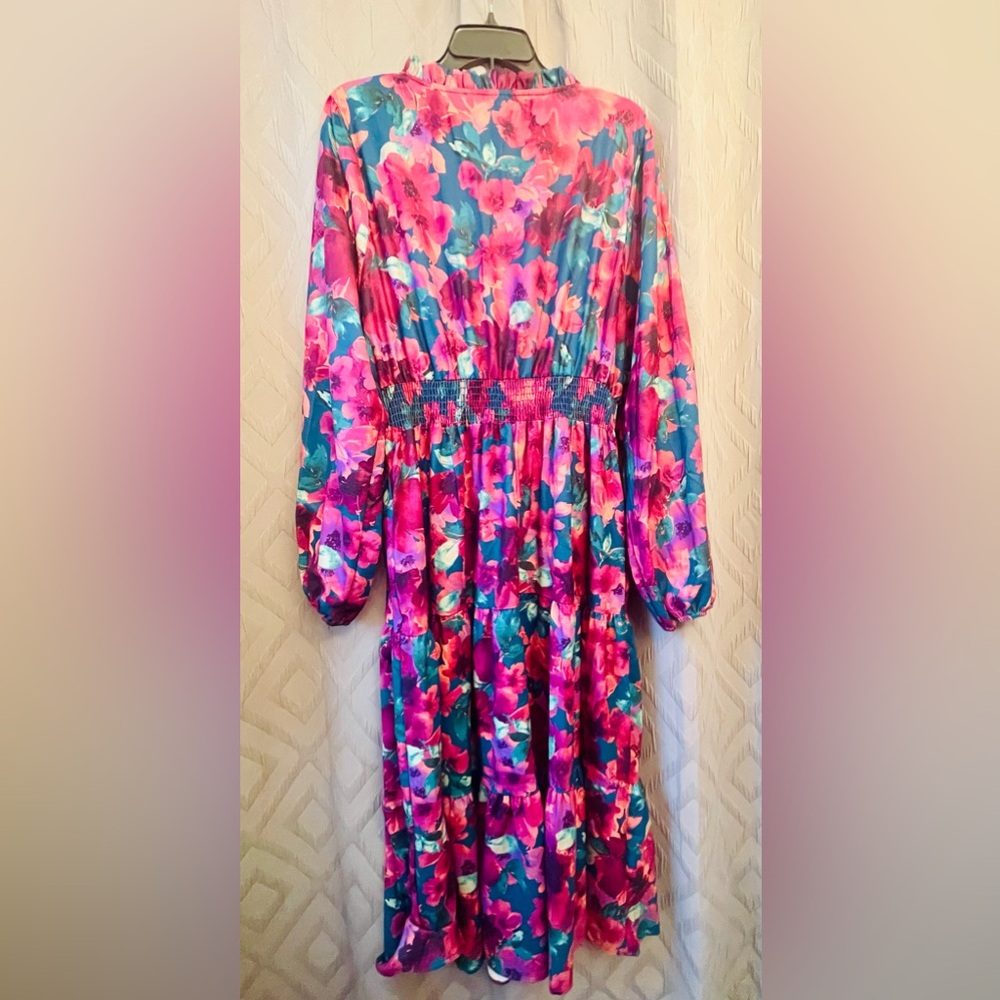 Haptics brand Floral Maxi Dress - Sz 2X